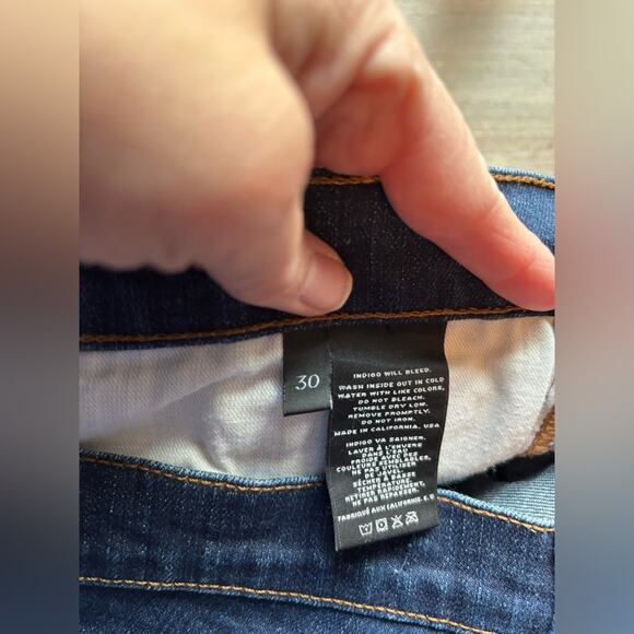 J Brand Medium Wash Indigo Daphne Skinny Leg Stretch Denim Jeans Size 30 - Picture 7 of 10